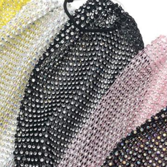 Purple Rhinestone  Bling Mask.(Mask Cover) - Picture 7 of 16